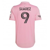 Camisa de Futebol Inter Miami Luis Suarez #9 Equipamento Principal Mulheres 2023-24 Manga Curta